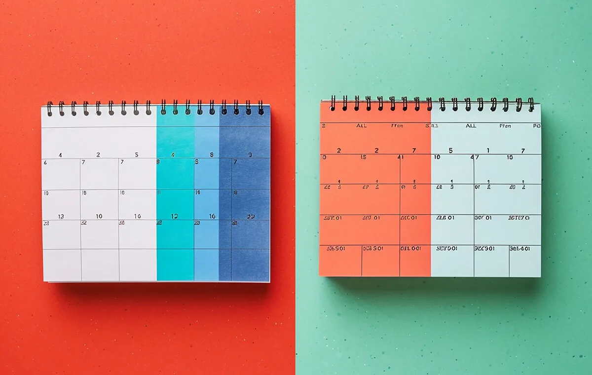 Executive assistant calendar management before and after comparison