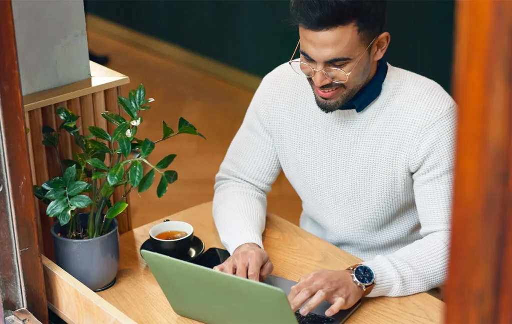 Remote executive assistant confident relationship video call with founder