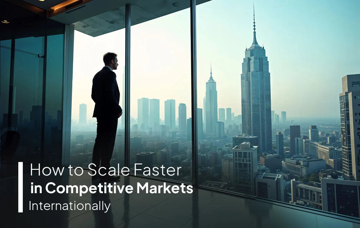 Scale faster with remote talent through global team video conferencing and distributed collaboration across international markets