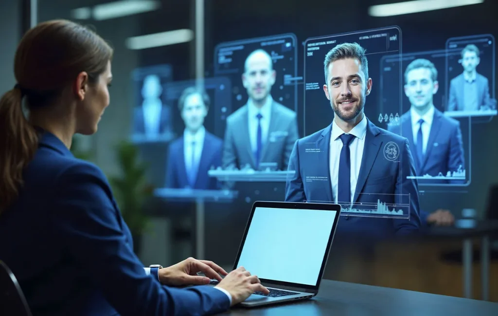 Founder screening candidates to hire executive assistants using digital hiring tools