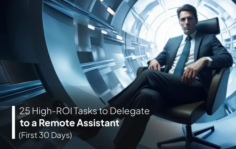 delegating tasks to a remote assistant first 30 days strategy
