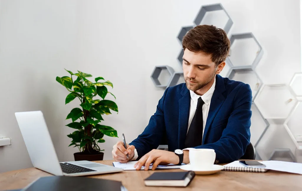 Organized trust account records and other essential financial binders for an small law firm to maintain compliance.