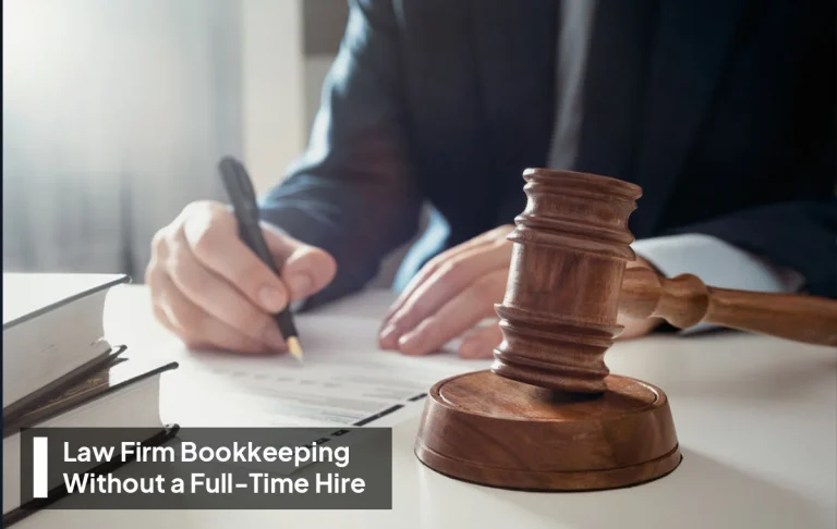Law firm bookkeeping system for small practices without full-time staff