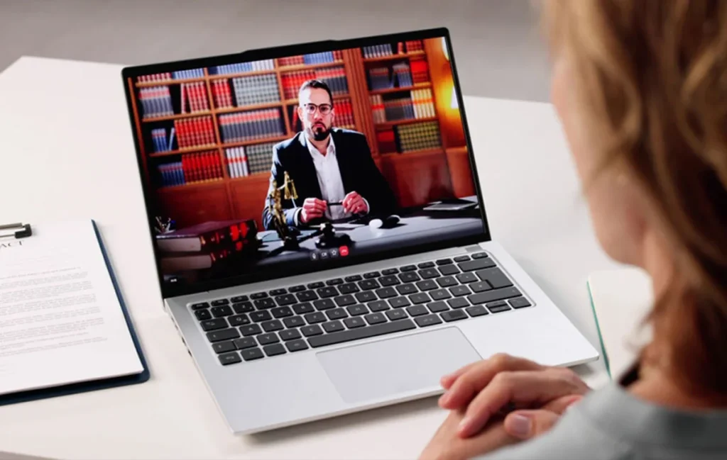 An organized digital legal workspace displaying case management tools and files, showcasing the necessary setup required before you hire a paralegal for your practice.