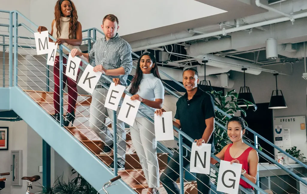 Remote marketing coordinator managing agency workflow and campaign execution.